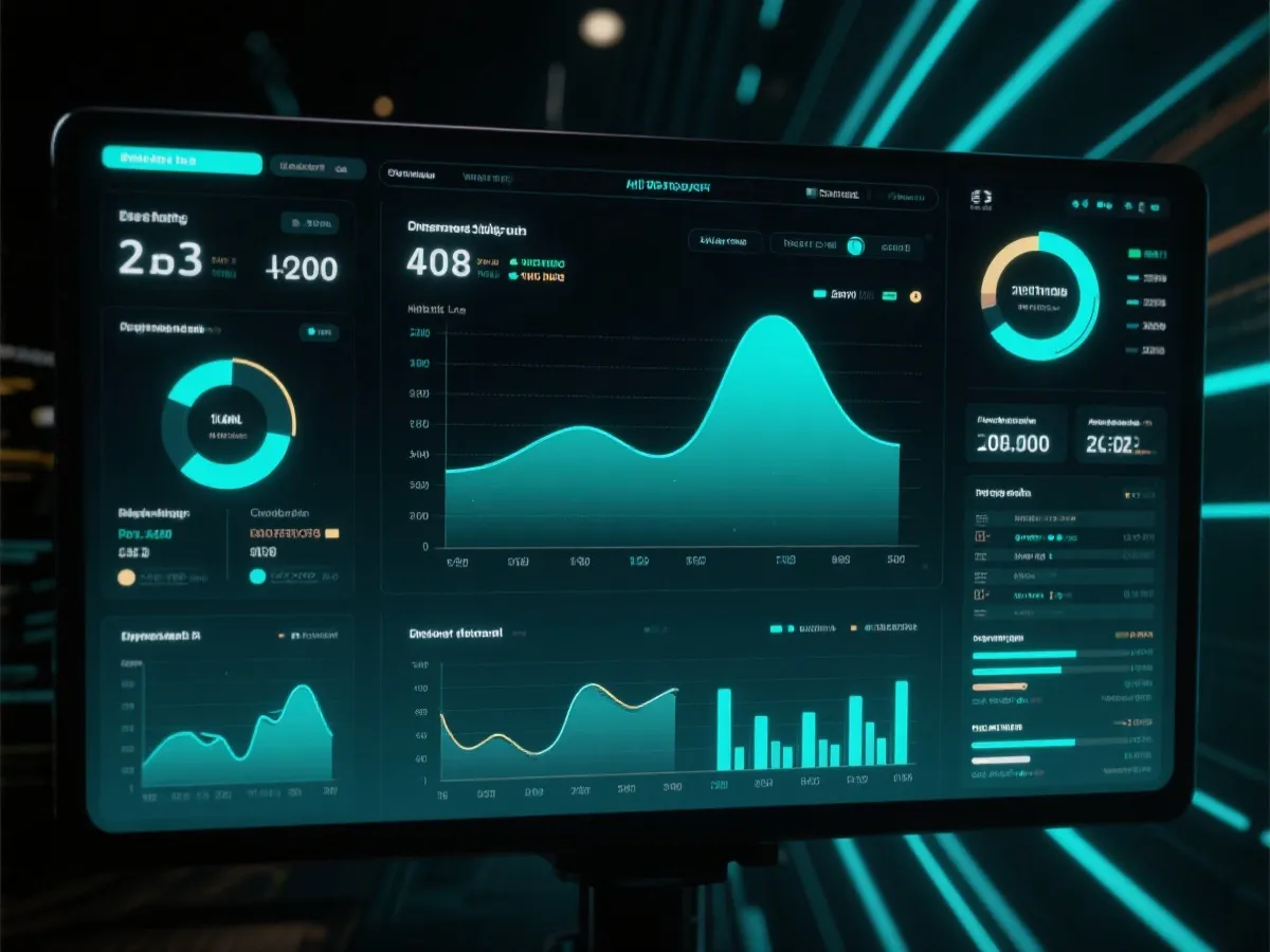 实时数据与算法分析示意图